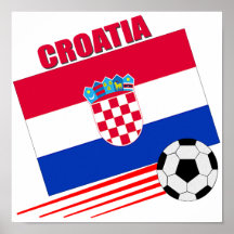 Kroatien-Fußball-Team Posterdrucke