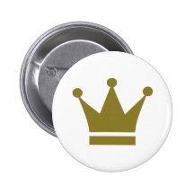 Krone Anstecknadelbuttons