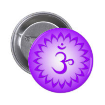 Krone Chakra - Sahasrara Anstecknadelbuttons