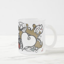 Kronen-Herz-Becher Kaffeehaferl
