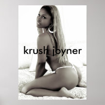 KRUSH FAN Plakat - besonders angefertigt