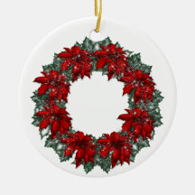 KRW-Poinsettia-Kranz-Weihnachtsverzierung Weihnachtsbaum Ornamente