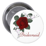 KRW-Rosen-Brautjungfer, die Pin Wedding ist Anstecknadelbutton