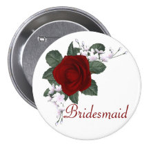 KRW-Rosen-Brautjungfer, die Pin Wedding ist Anstecknadelbutton