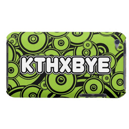 KTHXBYE Fall iPod Case-Mate Hüllen