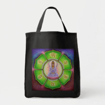 Kuan Yin "OM Mani Padme Summen-" Taschen-Tasche