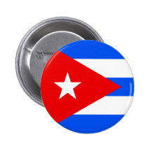 Kuba-Qualitäts-Flagge Button