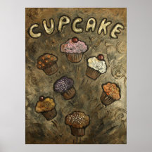Kuchen-Explosion Plakate