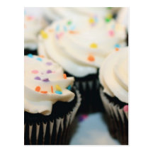 Kuchen-Geburtstags-Postkarte