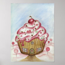 Kuchen-Haus-Plakat