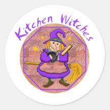 Küchen-Hexe-Aufkleber