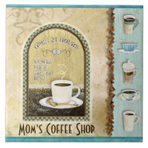 Küchen-Kunst Kaffee-u. der Mammas Kaffeestube-Java Keramikfliese