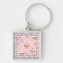 Kuchen-Motto Keychain Schlüsselbänder