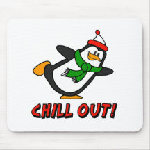 Kühlen Sie heraus! Pinguin Mousepad