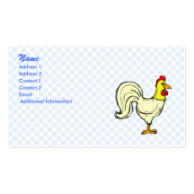 Kühles Huhn Visitenkartenvorlage