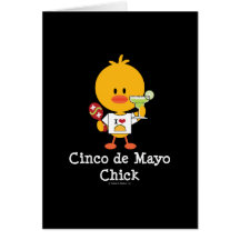 Küken-Gruß-Karte Cinco Des Mayo