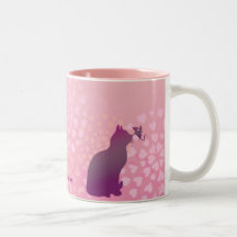 Kundengerecht: Miezekatze und Feemaus Tasse