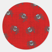 Kundengerechte elastische Wanzen-Karten und Gesche Runde Sticker