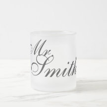 Kundengerechte mattierte Kaffeetasse des Hochzeits