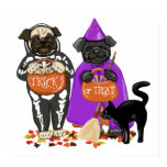 Kundengerechte Trick-oder Leckerei-Halloween-Mops- poster