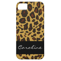 Kundengerechter Leopard-Druck Etui Fürs iPhone 5