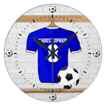 Kundengerechtes Fußball-Hemd (blau)