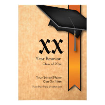 Kundengerechtes Jahr-orange Klassen-Wiedersehen-Ei