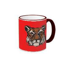 kundengerechtes realistisches Tigergesicht Tee Tassen