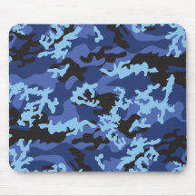 Kundenspezifische blaue Camouflage Mousepad