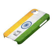 Kundenspezifische Flagge von Indien iPhone Fall iPhone 5 Hüllen