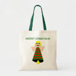 Kundenspezifische Geschenk-Tasche frohe Weihnacht-