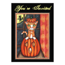 Kundenspezifische Halloween-Party-Einladung
