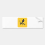 Kundenspezifische Hemden:  Elegante Bienen-Ikonen- Auto Sticker