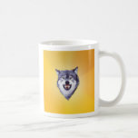 Kundenspezifische Mut-Wolf-Schablone Tee Haferl