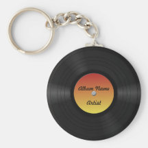 Kundenspezifische Vinylaufzeichnung Schlüsselbänder