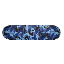 Kundenspezifischer blauer CamouflageSkateboard Personalisierte Decks