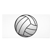 Kundenspezifischer Volleyball trägt Produkt zur Sc Foto Grußkarte