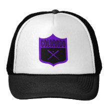 Kundenspezifisches Colorado-Schild Design1 Trucker Mützen