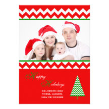 Kundenspezifisches Familien-Foto-Weihnachtsflache  Individuelle Einladungskarten