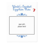 Kundenspezifisches Foto! Weltbester Ägypter Mau Postkarte