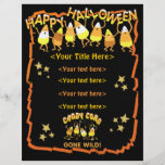 Kundenspezifisches Halloween-Geschäft oder persönl Custom Flyer