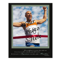 Kundenspezifisches Marathon-Plakat - Expereince -  poster