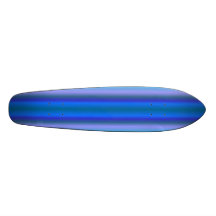 Kundenspezifisches Retro Surfbrettart-Blau Skatebo Bedruckte Skateboarddecks