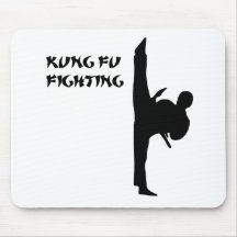 Kung Fu Fronten-Tritt Mauspad