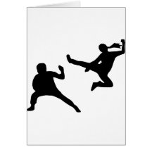 Kung Fu Grußkarten