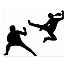 Kung Fu Postkarten