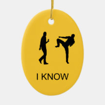 Kung Fu Verzierung (Drehbeschleunigung es) Weihnachtsornament