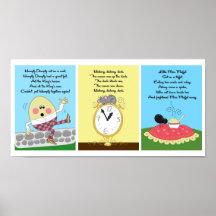 Kunst 12x18 Humpty Hickory-Fräulein-Muffet Kids Ro Posterdrucke