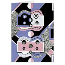Kunst-Deko abstrakt (80) Grußkarten