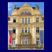 Kunst Nouveau Gebäude, Prag postkarten
